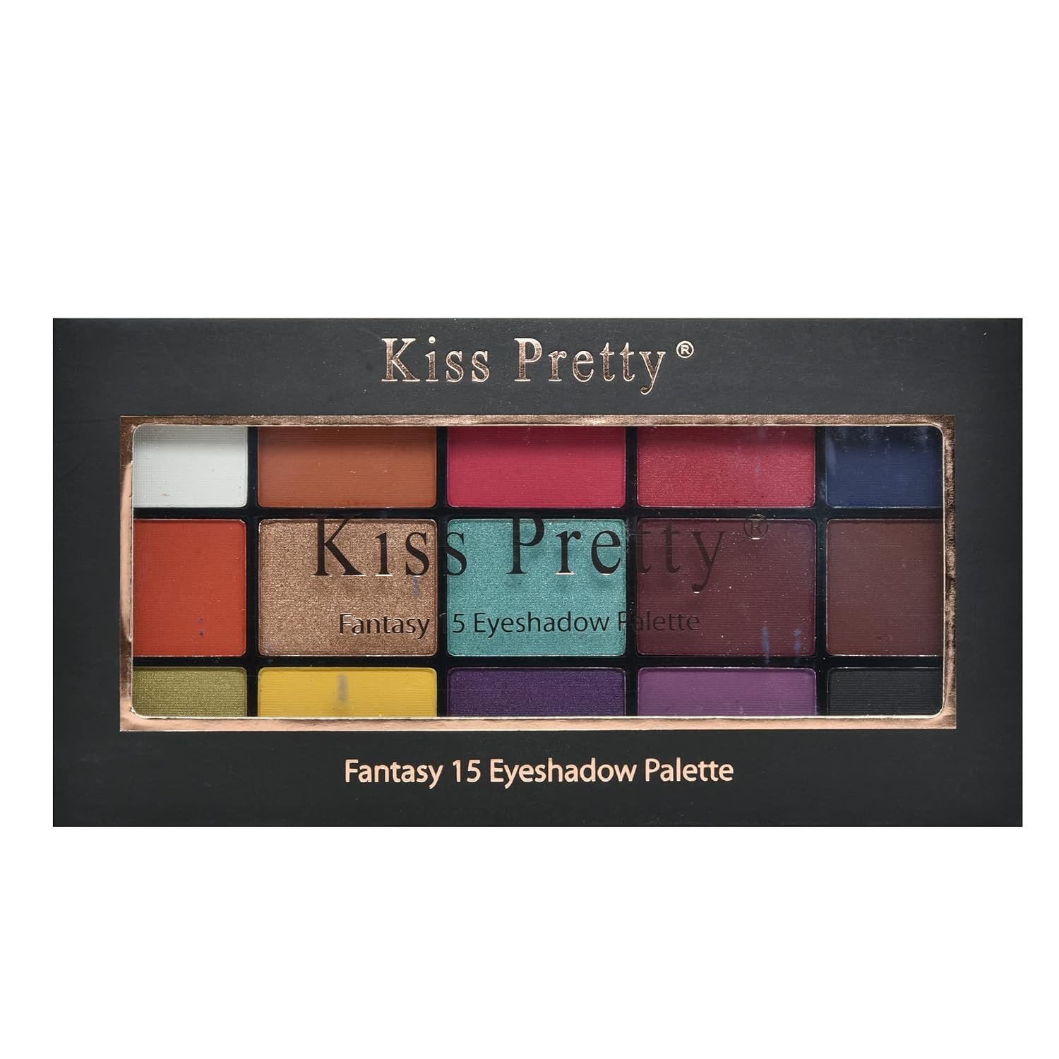 15 fantasy Colours Eyeshadow Palette Combo Kit