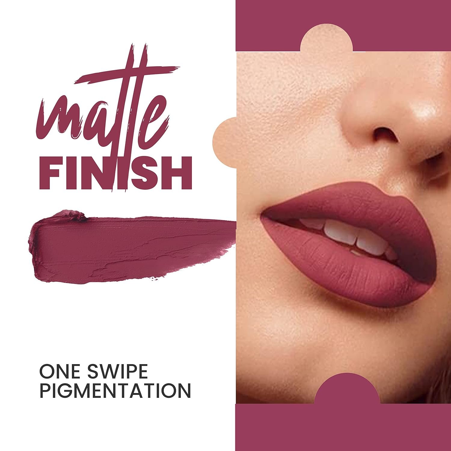 MARS Colorbum Liquid Matte Lipstick for Women | Smudge Free | Water Proof & Long-Lasting 5.5ml (07-Rusty Rome)