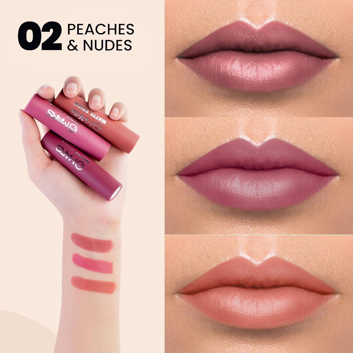 MARS PREMIUM Matte Box Set of 3 Lipsticks for Women | Long-Lasting | Smooth Finish | Moisturising | One Swipe Pigmentation
