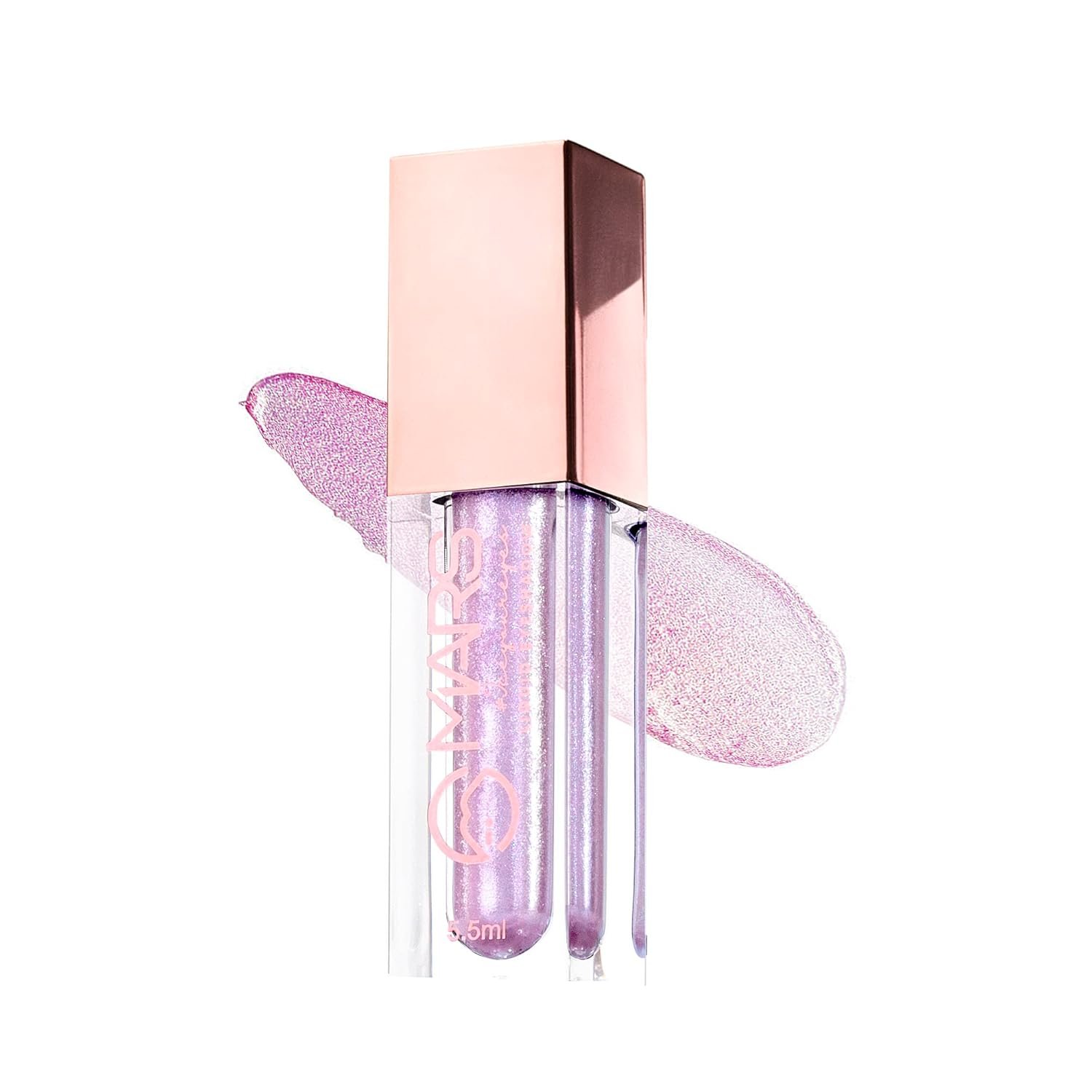 MARS Metallic Liquid Glitter Eyeshadow | Waterproof & Highly Pigmented | Smooth Glide Formula (5.5ml) (06-Electra Heart)