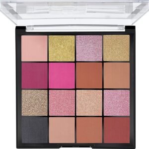 MARS Highly Pigmented Mesmereyes Smoky Eyes, 16-Color Eyeshadow Palette | Multicolor | Matte Finish | Shimmery Eye Shadow Palette