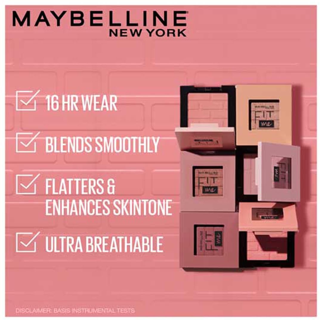 Maybelline New York New Fit Me Mono Blush, 16 hours Easy to Use Long-lasting Cheek Blush. Maybelline Pigmented Creamy Powder Blush Formula, Natural and True to Tone Blush – 40 Proud|4.5 grams