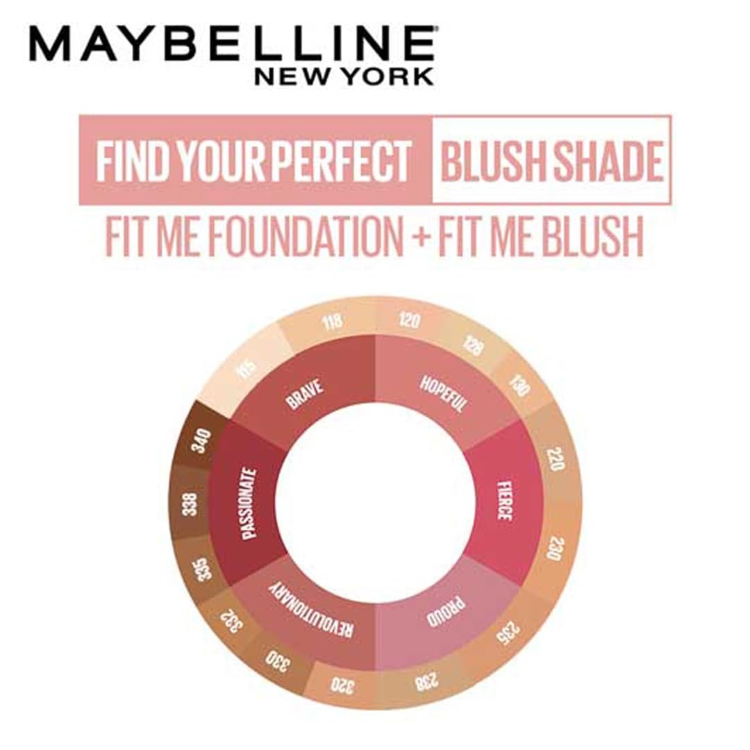 Maybelline New York New Fit Me Mono Blush, 16 hours Easy to Use Long-lasting Cheek Blush. Maybelline Pigmented Creamy Powder Blush Formula, Natural and True to Tone Blush - 40 Proud|4.5 grams - Image 5