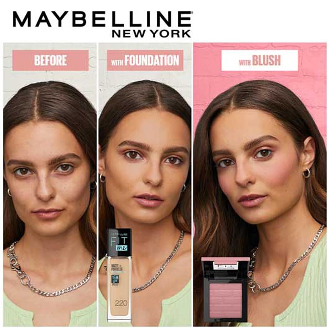 Maybelline New York New Fit Me Mono Blush, 16 hours Easy to Use Long-lasting Cheek Blush. Maybelline Pigmented Creamy Powder Blush Formula, Natural and True to Tone Blush - 40 Proud|4.5 grams - Image 6