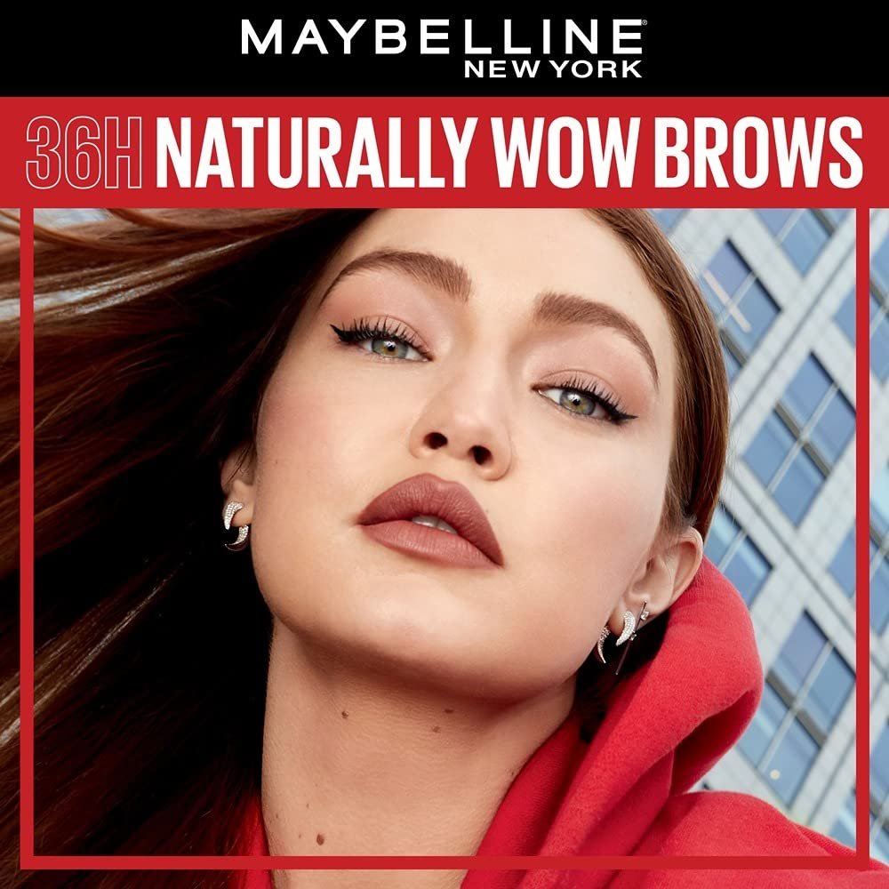 Maybelline New York Tattoo Brow 36h Brow Pencil - Natural Brown, Creamy Powder Texture, Precision Tip. Maybelline New York Tattoo Brow Eyebrow Pencil Lasts Up To 36Hr, Smudge & Water-proof | 0.25 g - Image 5