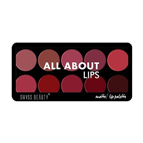 Swiss Beauty Ultra Base Concealer Palette, Face MakeUp, Multicolor-02, 16g and Swiss Beauty Matte Lip Pallete, Multicolor-01, 10g - Image 5