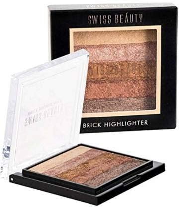 Swiss Beauty shimmer brick for women Highlighter (brown)