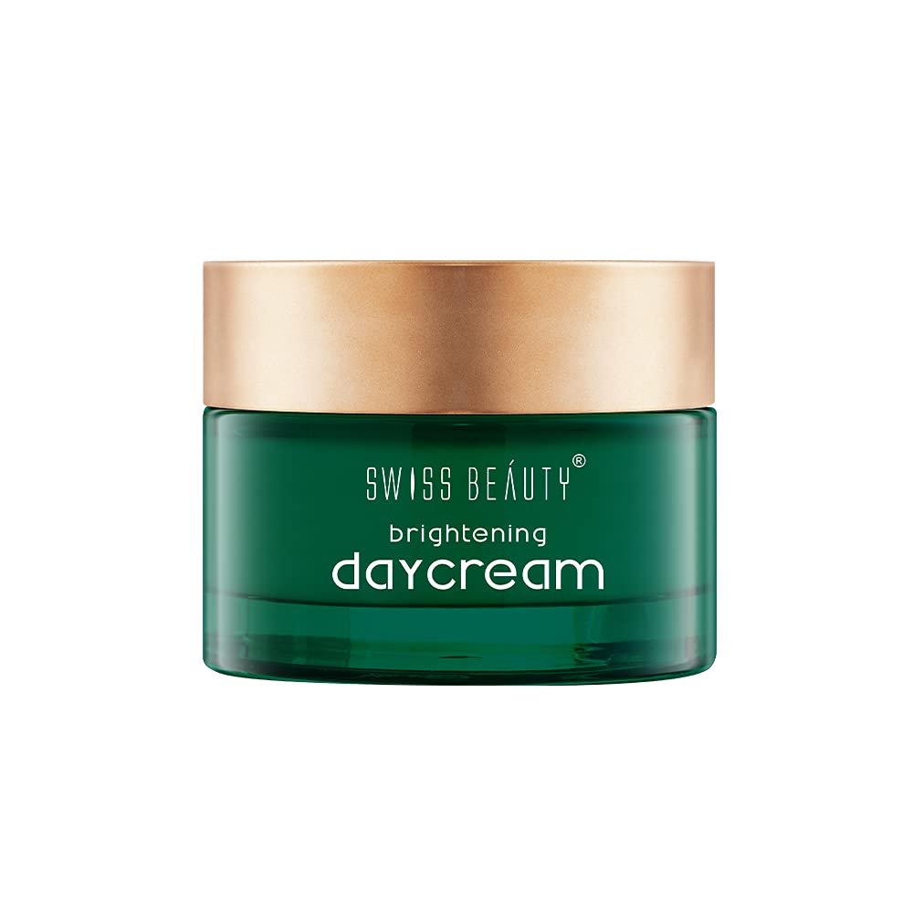 Swiss Beauty Light weight, Non greasy Brightening Day Cream for intense hydration | With Vitamin C | For all skin types | 50gm