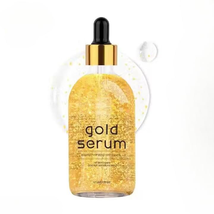 Gold Serum for Glowing, Hydrating and Anti-Ageing Skin | All Skin Types, Cruelty Free, Anti-Ageing, Hydrating Formula, Glowing Skin