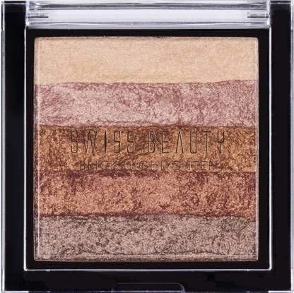 Swiss Beauty shimmer brick for women Highlighter (brown)