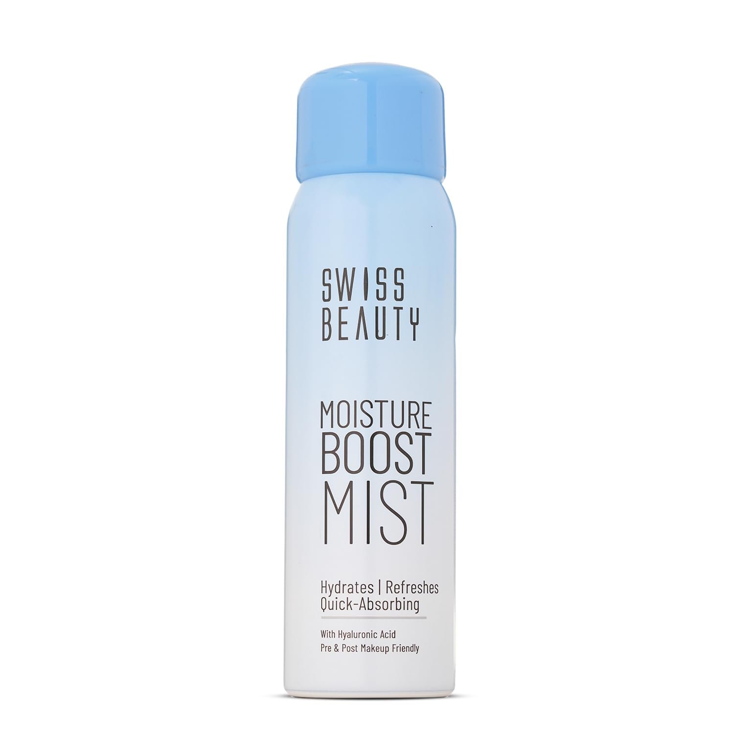 Swiss Beauty Moisture Boost Mist | Hydrating | For Face & Body | With Hyaluronic Acid & Centella Asiatica | Quick-Drying | 80ml