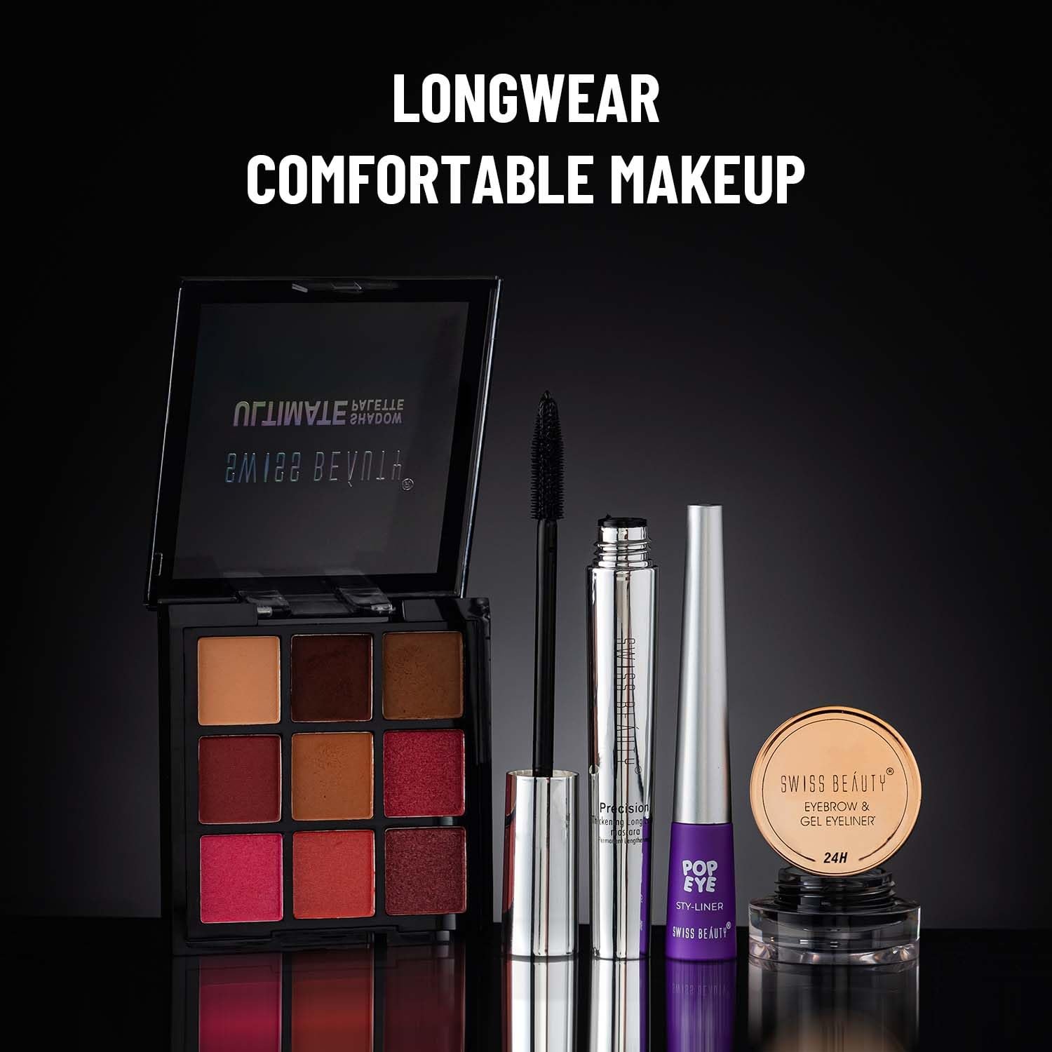 Swiss Beauty Ultimate Eyeshadow Palette Kit-4 Sb-706, Shade-04-Multicolor - Image 7