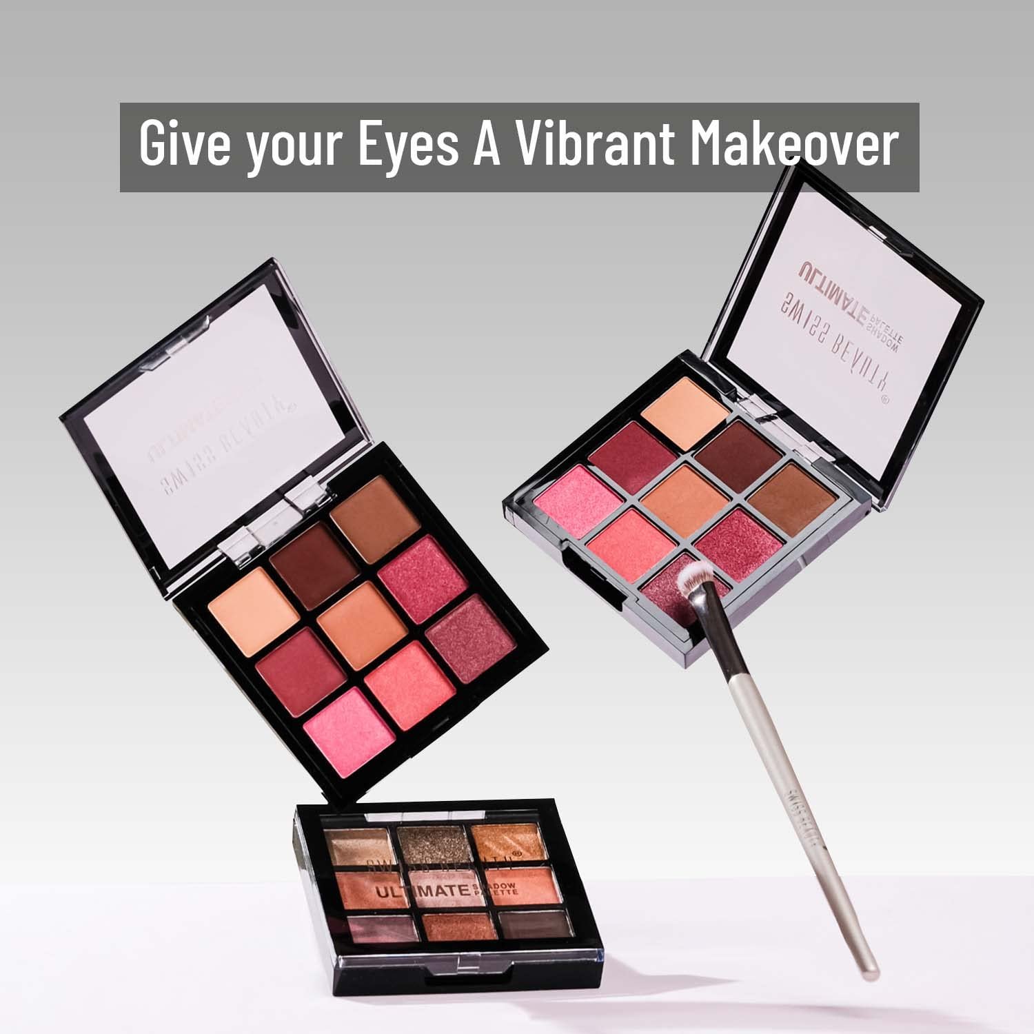 Swiss Beauty Ultimate Eyeshadow Palette Kit-4 Sb-706, Shade-04-Multicolor
