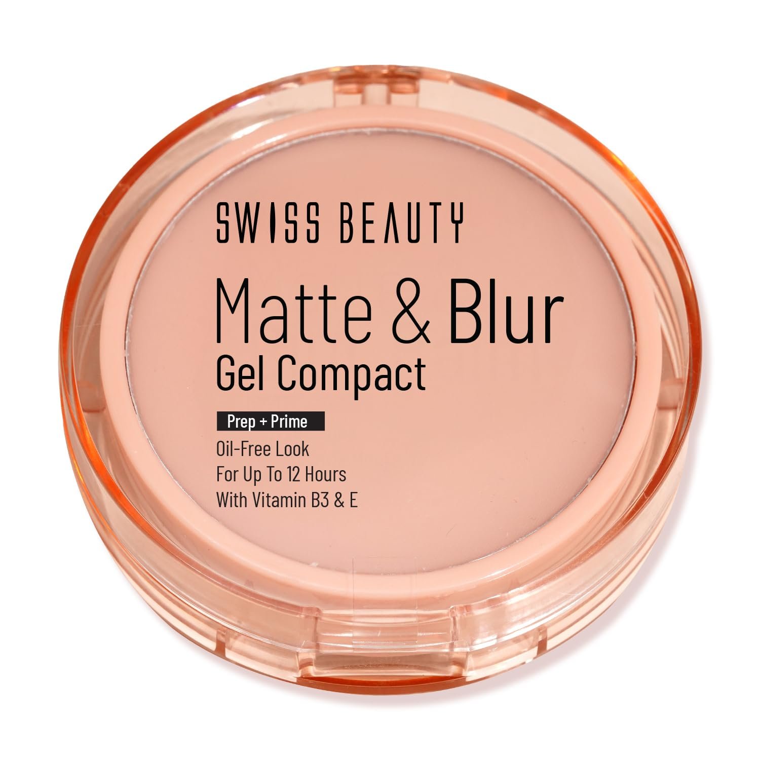 Swiss Beauty Matte & Blur Balm | Prep + Prime | 12-Hour Oil-Free Shine | With Vitamin E & B3 | UV Light Protection | 1 Count