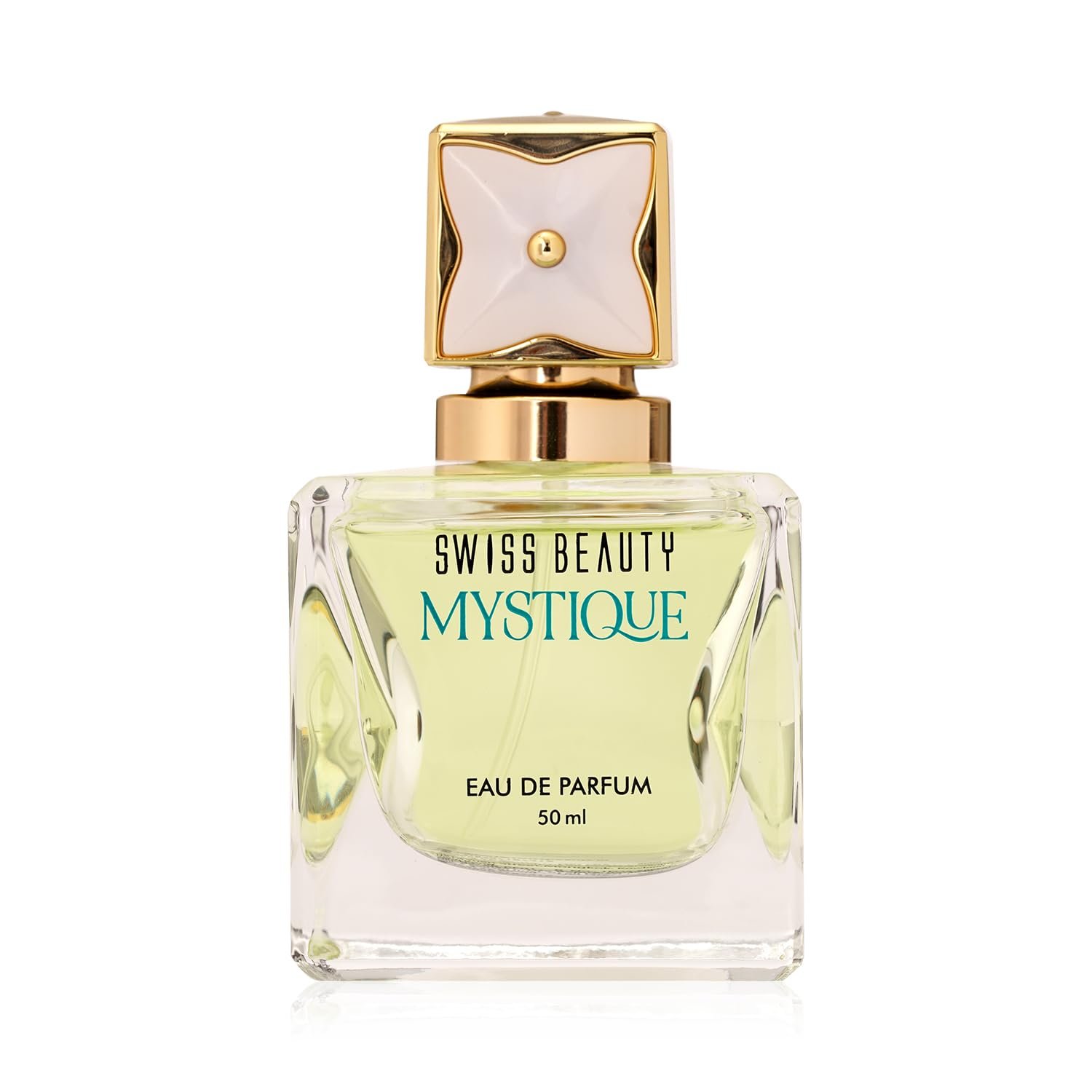 Swiss Beauty Mystique EDP | Long-Lasting | Ideal For Gifting | Everyday Wear | Top Note: Pink Pepper | Middle Notes: Rose & Raspberry Flowers | Base Note: Amber | 50ml