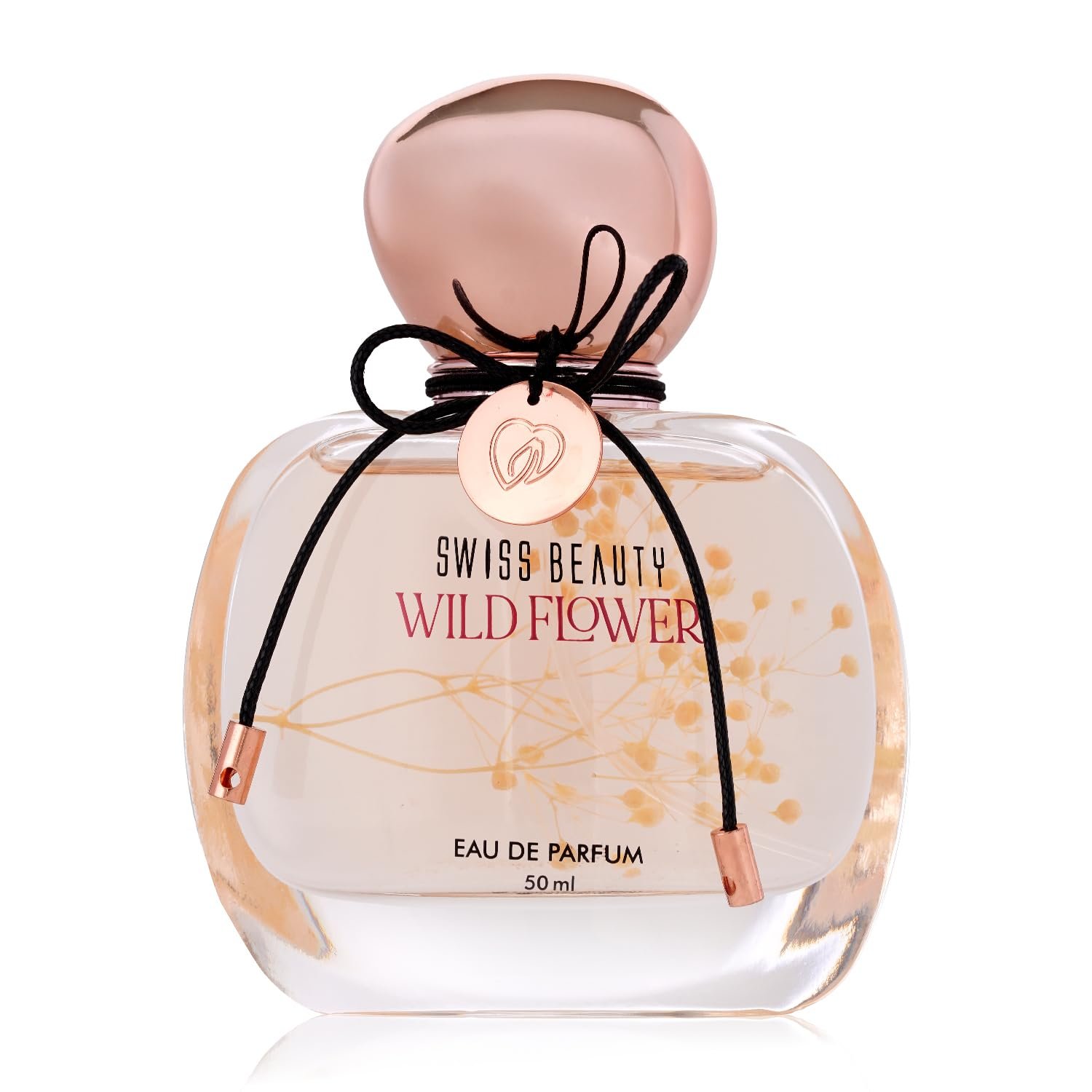 Swiss Beauty Wild Flower EDP | Long-Lasting | Ideal For Gifting | Everyday Wear | Top Note: Mandarin | Middle Notes: Peony & Roses | Base Note: Musk | 50ml