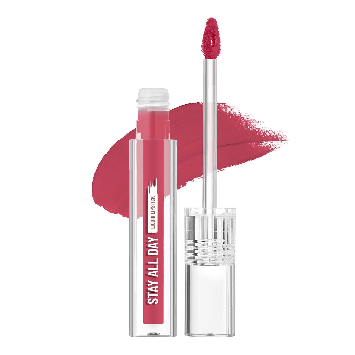Swiss Beauty Stay Maxx Matte Highly Pigmented Liquid Lipstick | With Vitamin E & Shea Butter | Smudge-Proof and Transfer-Proof | 24 Hour Stay | 2gm, Shade- 17. Modest red