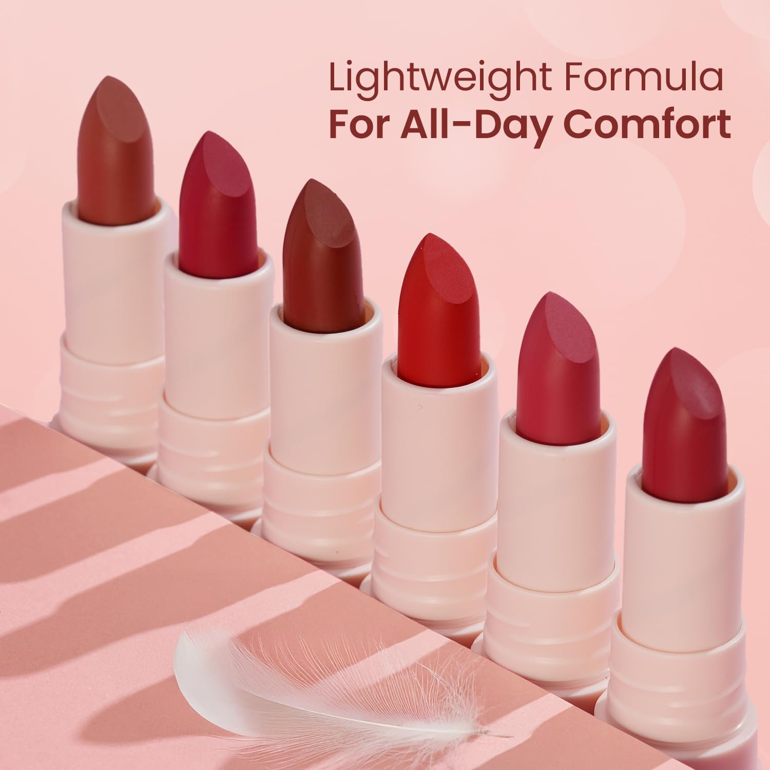 Swiss Beauty Stay All Day Lipstick | 12-Hour Stay | Transfer-Proof | Matte Finish | With Vitamin E & Shea Butter | Shade- 8. Classy, 4g - Image 3