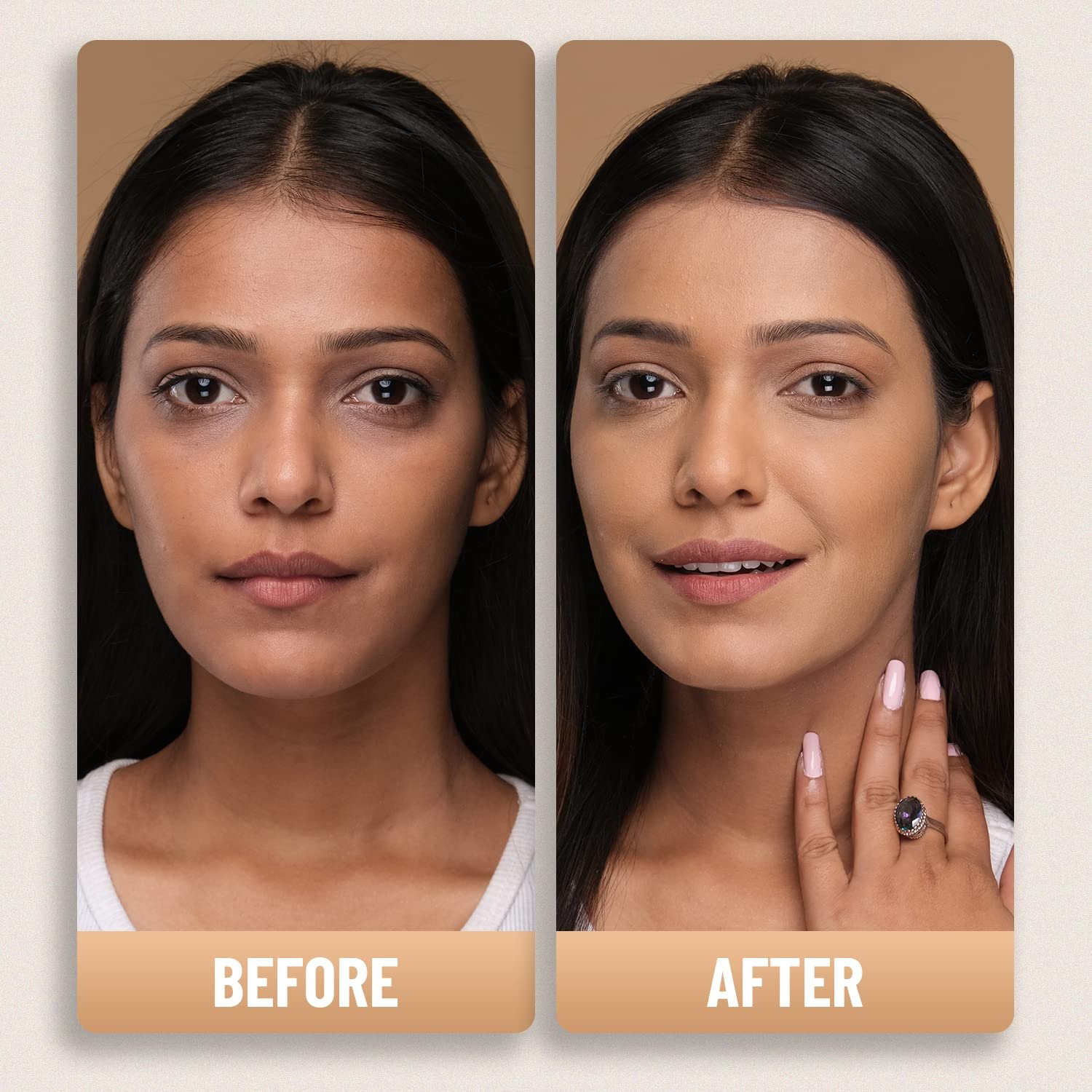 Swiss Beauty Full coverage Foundation Studio Finish, Face Makeup, Shade- Natural Beige, 30ml - Image 6