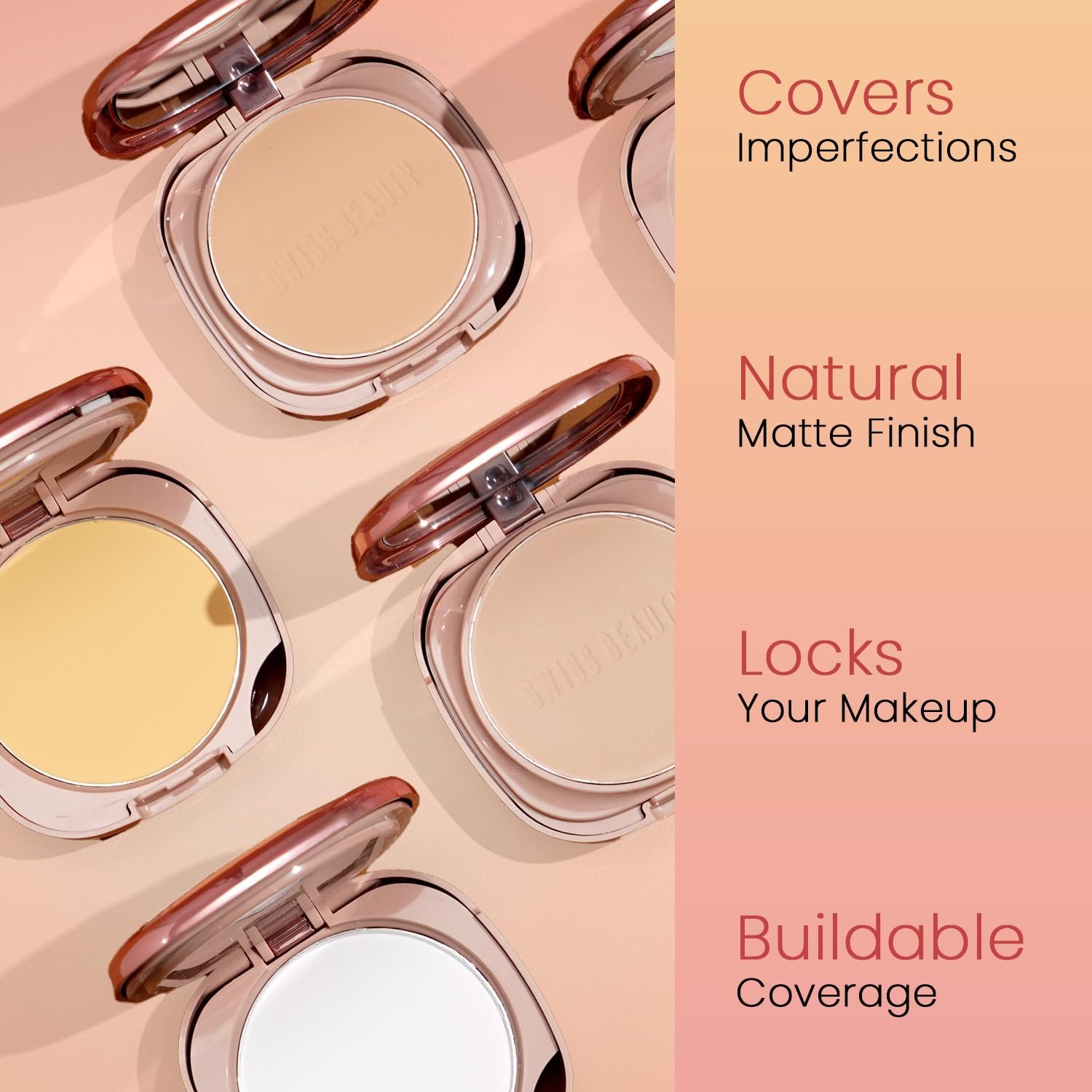 Swiss Beauty Matte & Set Duo Lightweight Compact For All Skin Types| Compact Powder + Translucent Powder | Shade- 02 Beige, 20gm - Image 2