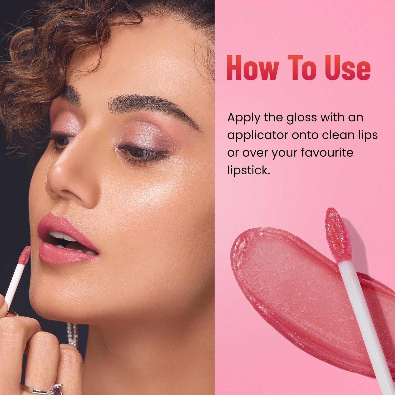 Swiss Beauty Shine & Plump Lip Gloss - 03, 4ml - Image 4