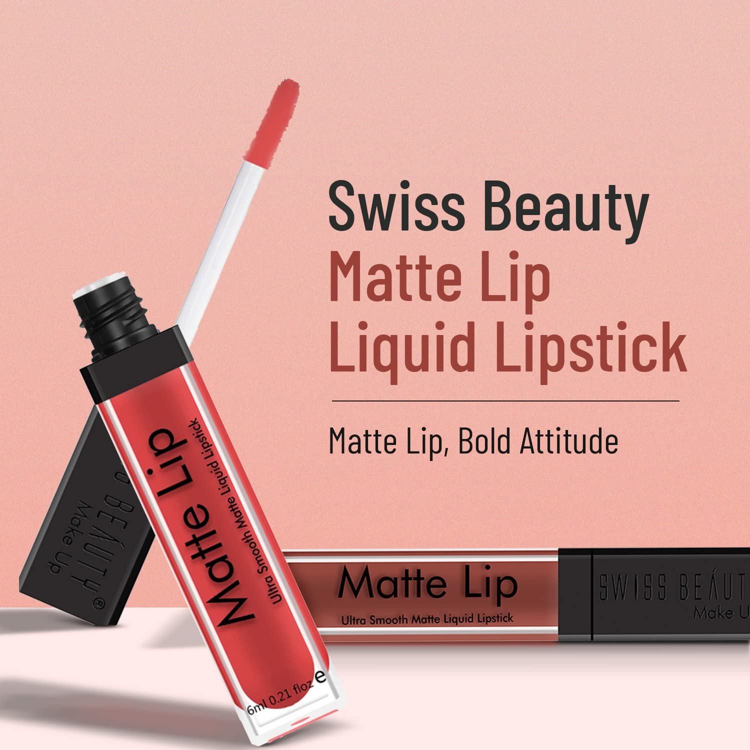 Swiss Beauty Ultra Smooth Matte Liquid Lipstick & Swiss Beauty Ultra Smooth Matte Liquid Lipstick - Image 2