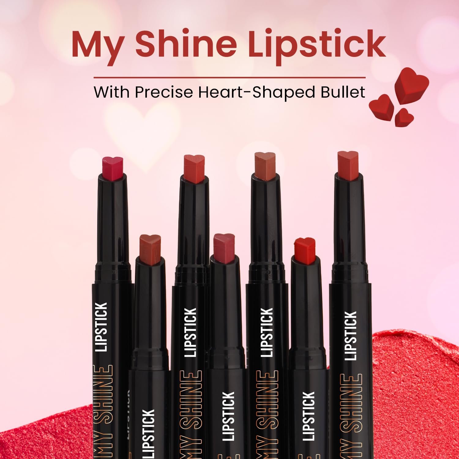 Swiss Beauty My Shine Creamy Lipstick with Vitamin E | Long Lasting Lipstick with Shiny finish | Shade-Mystic Brown, 1.5gm