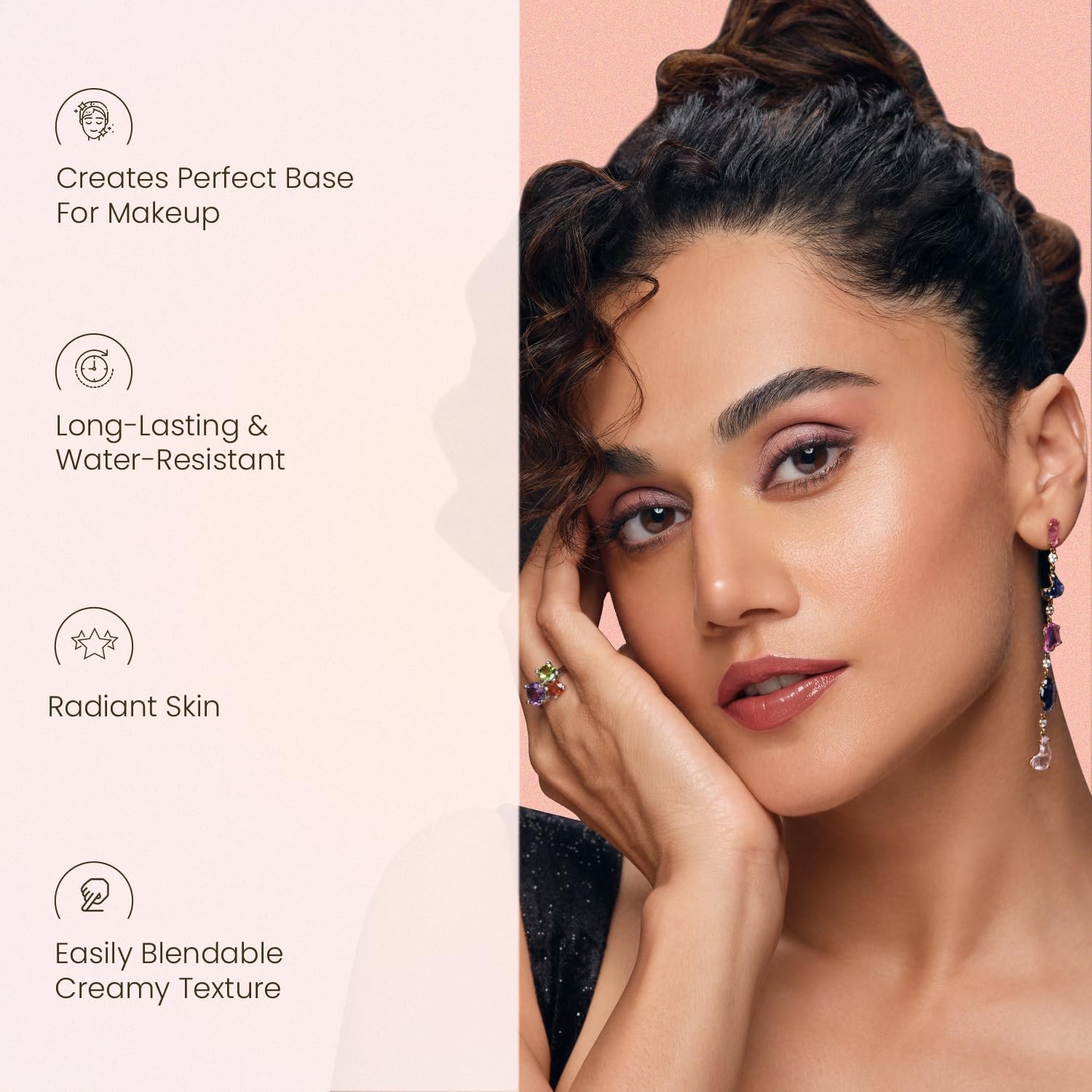 Swiss Beauty Foundation Pearl Illuminator Liquid Highlighter with radiance finish | Waterproof, Easily Blendable Illuminator for Face makeup | Shade -02, 35gm | - Image 2