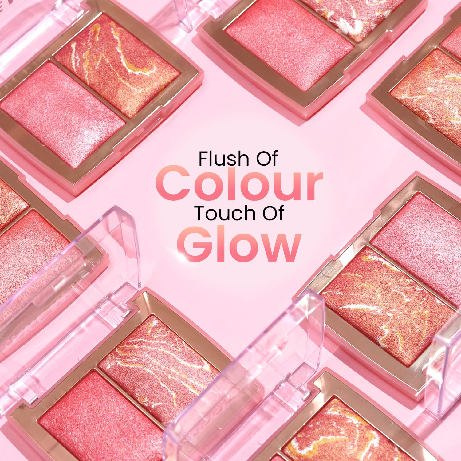 Swiss Beauty Bake Me Up Blush & Highlighter | 2-In-1 Baked Formula | Highly Pigmented | Long-Lasting | 3 Shades | Shade- Pink Macaron, 12g