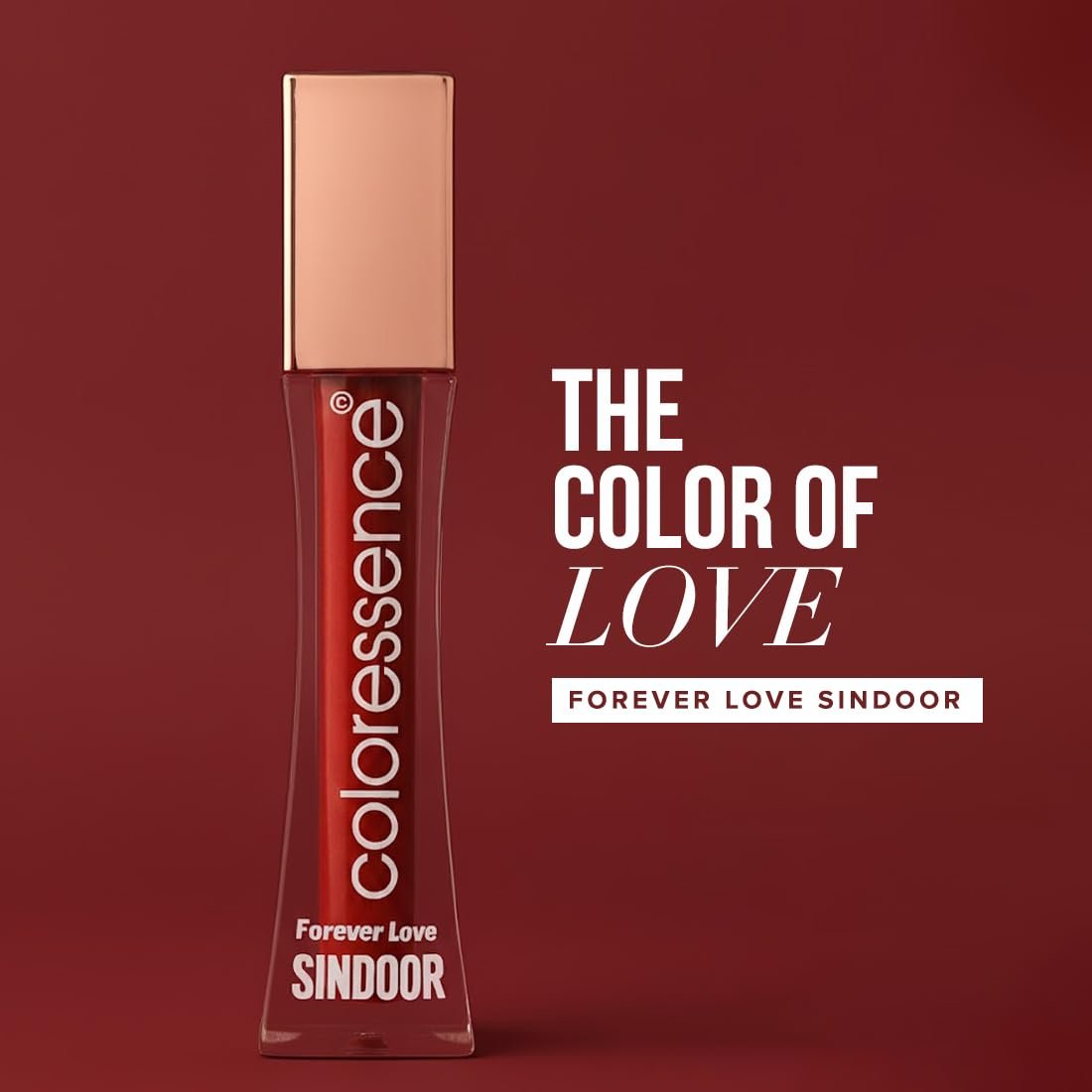 Coloressence Forever Love Liquid Sindoor, Red, Pack of 12 | Quick Dry | Long Lasting | Waterproof | Sponge Tip Applicator | Highly Pigmented | Easy Application