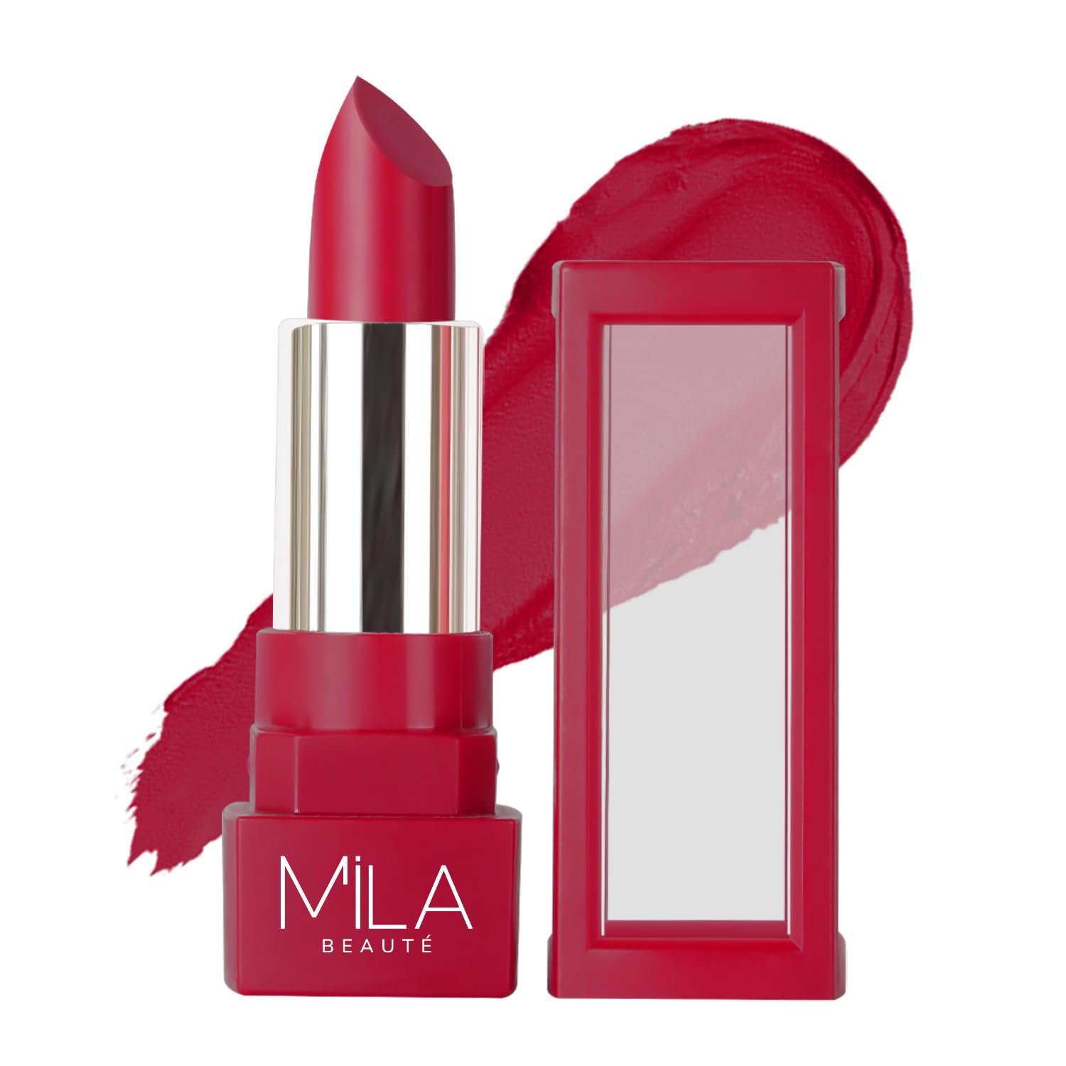 MILA BEAUTÉ Matte Lipstick | Highly Pigmented & Lightweight Formula | Matte Finish | Gives Full Coverage