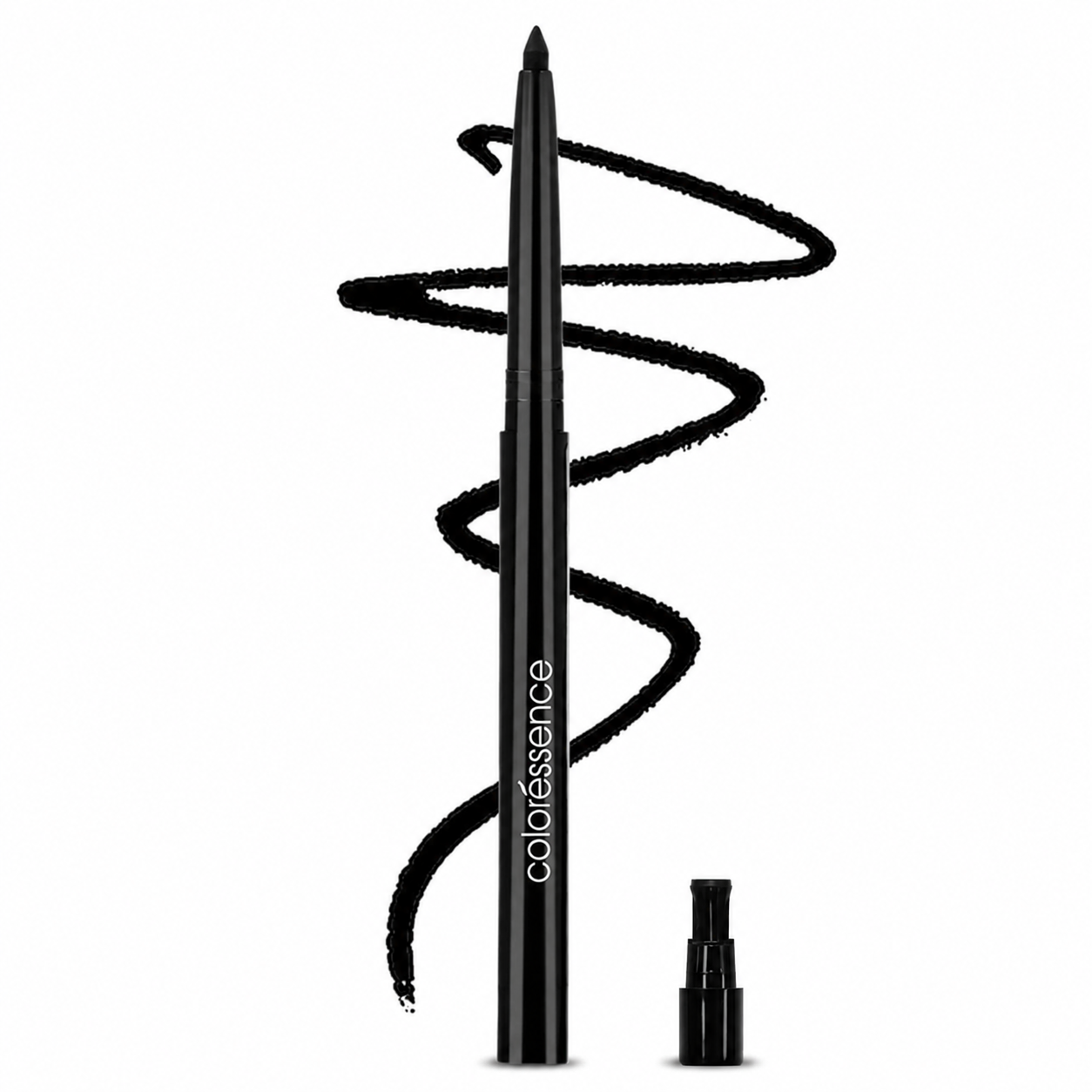Coloressence Ipop Kajal Pencil, Intense Black, Pack of 2 | Long Lasting | Waterproof | Smudgeproof | Enriched with Almond Oil, Camphor, Triphala