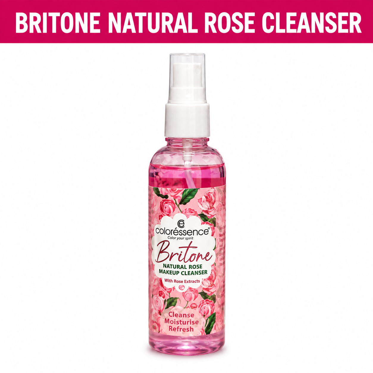 Coloressence Britone Natural Rose Makeup Cleanser