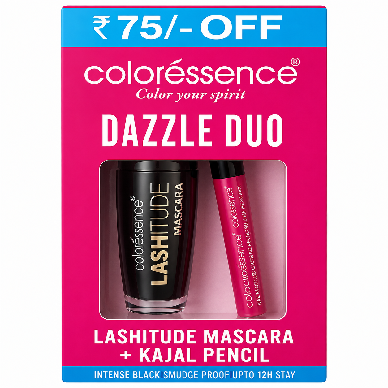 Coloressence Dazzle Duo – Lashitude Mascara + Kajal Pencil