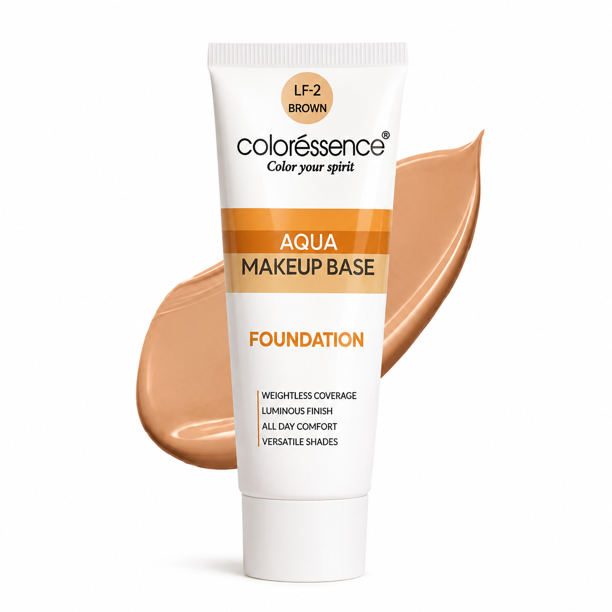 Coloressence Aqua Makeup Base Foundation (LF-2 Brown)