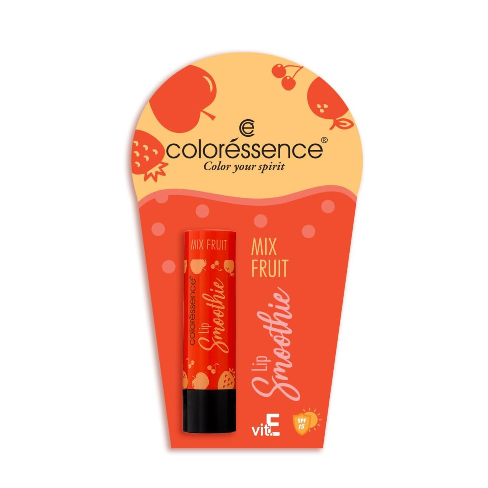 COLORESSENCE Lip Smoothie for Moisturizing & Hydrating Lips | Lip Balm to Treat Chapped Lips | Tinted Lip Balm Enriched with Vitamin E extracts – Mix Fruit