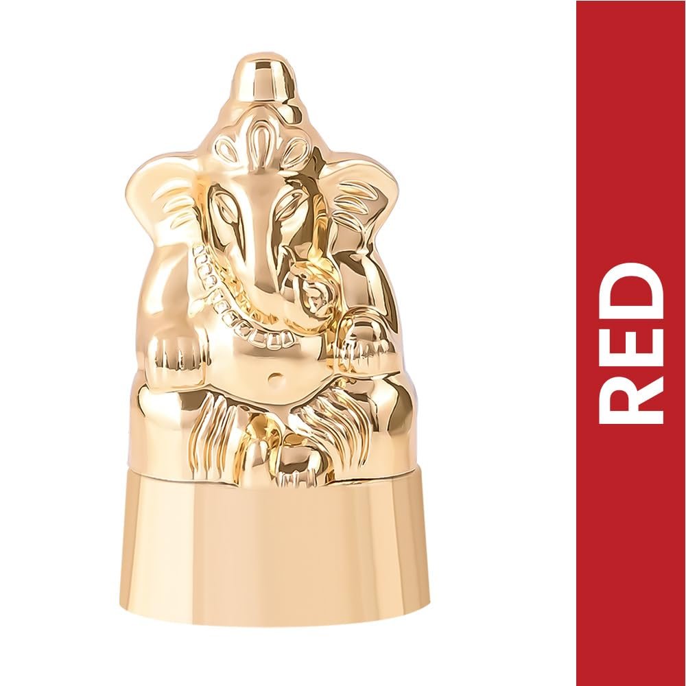 MILAP Ganesh Statue Sindoor Powder, Red, 15g