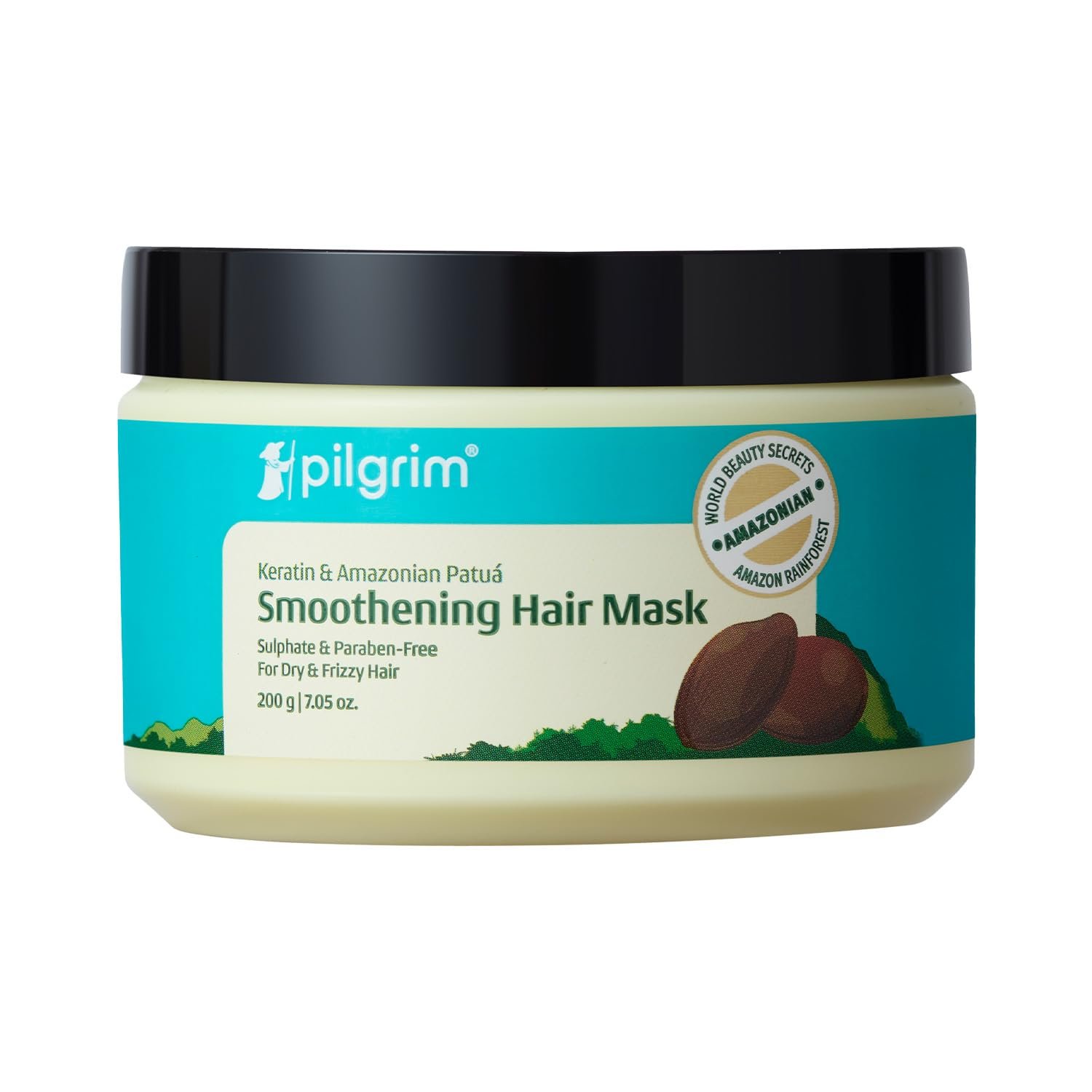 Pilgrim Patua & Keratin Smoothening Hair Mask for Dry & Frizzy Hair – 200ml