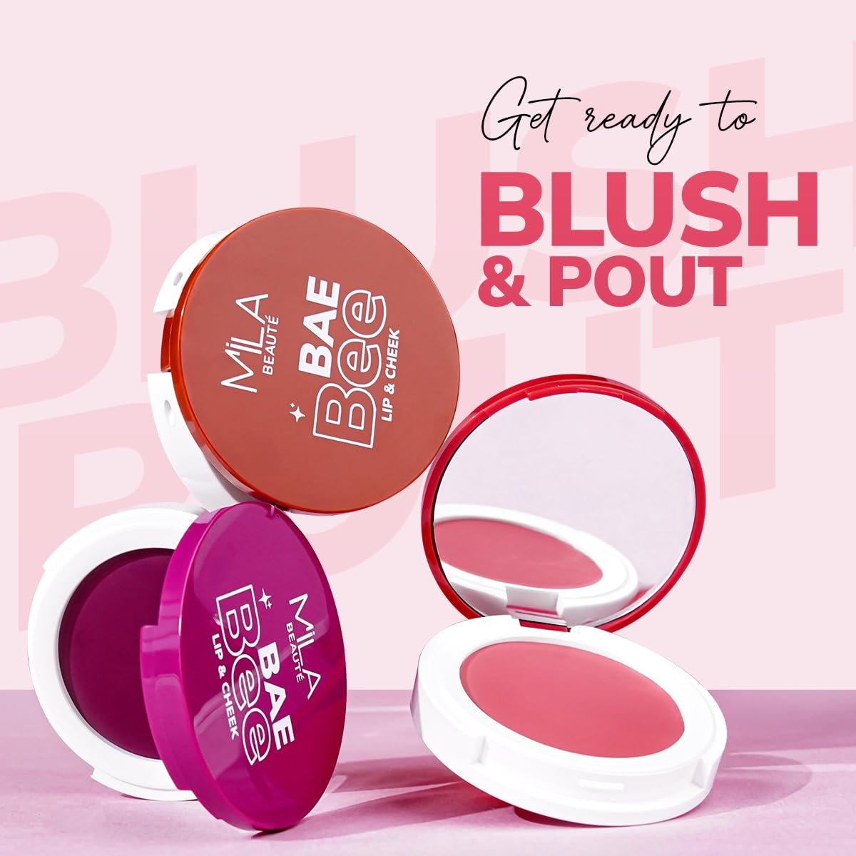 Mila Beaute BaeBee Lip & Cheek Tint I Creamy Formula, Matte Finish I Long Lasting I With Jojoba Oil (02 Orchid Pink)