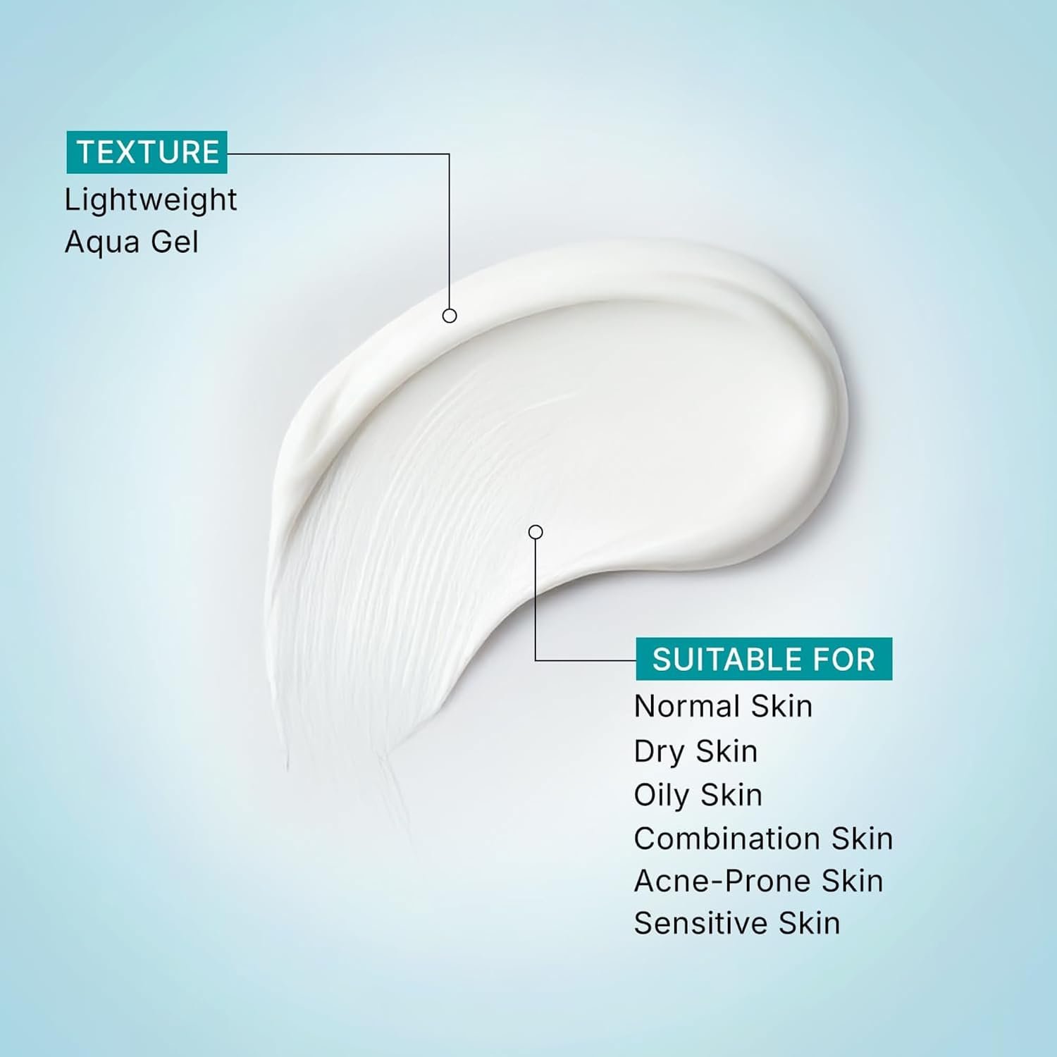 Pilgrim 1% Hyaluronic Acid Aqua Gel Sunscreen SPF 50+ PA++++ with Korean White Lotus | Lightweight Hydrating Sunscreen | Broad-Spectrum UVA & UVB Protection | No White Cast, Fragrance-Free & Non-Sticky | All Skin Types | 50 g - Image 5