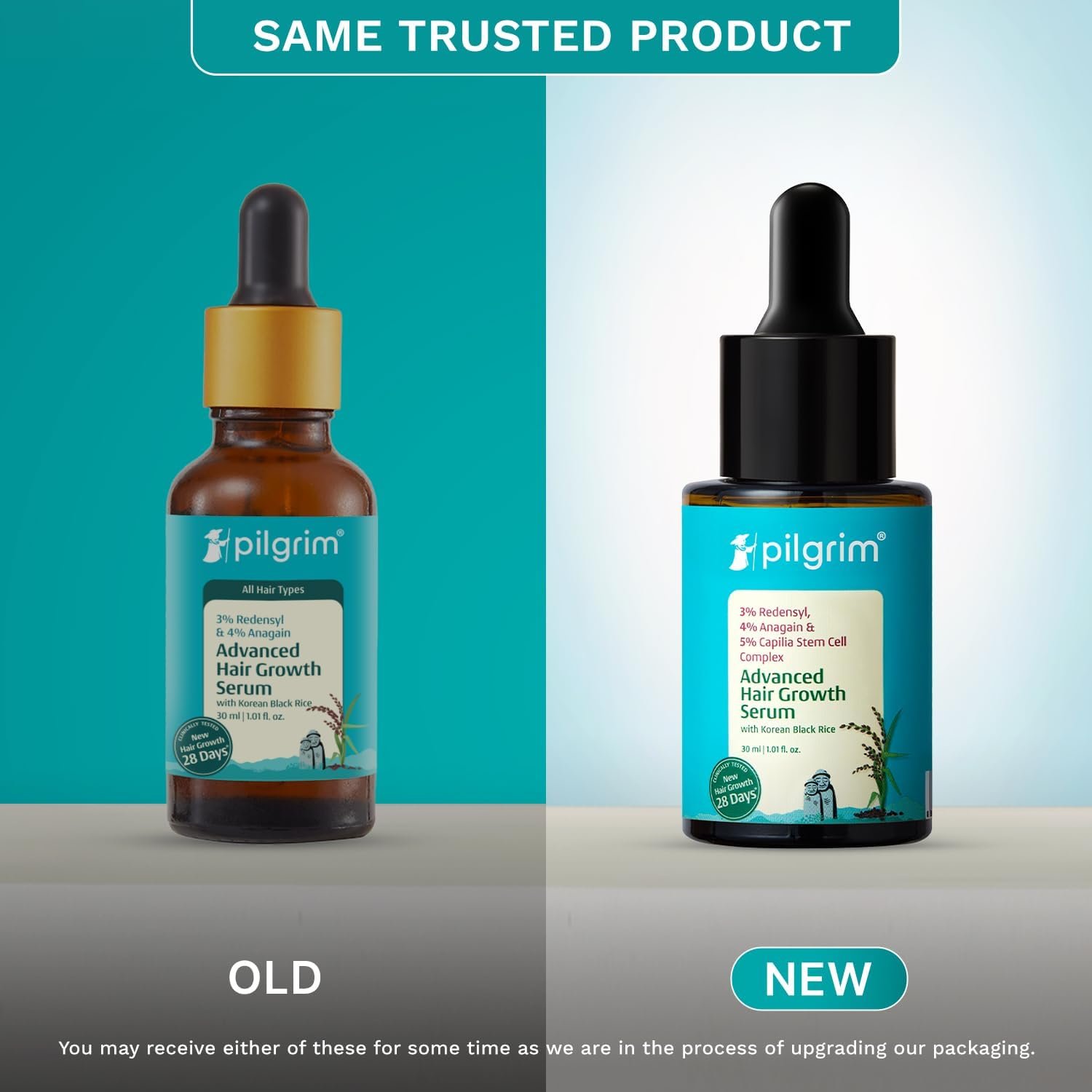 Pilgrim Advanced Hair Growth Serum with 3% Redensyl & 4% AnaGain -30ml - Image 4
