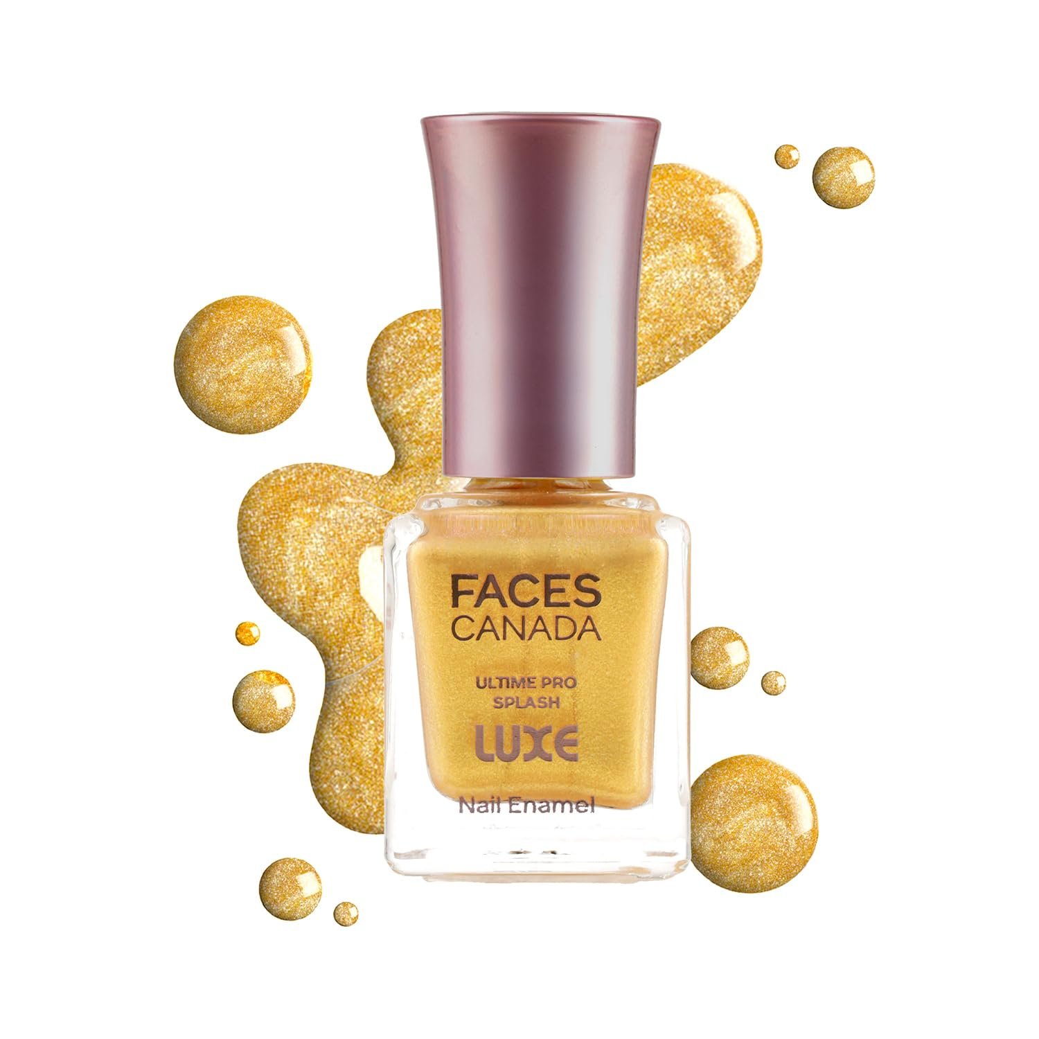FACES CANADA Ultime Pro Splash Luxe Nail Enamel – Old Money L50 | Glossy Finish Nail Polish | Quick-Drying & Long-Lasting Formula | High Shine | Chip-Defiant & Even Finish | One-Stroke Smooth Application | 100% Vegan, 21-Free, Cruelty-Free, Ethanol-Free & Non-Toxic | 12 ml