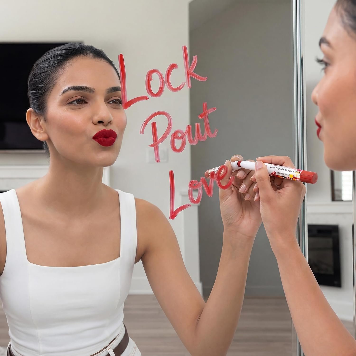 Mila Beauté Lock & Pout Matte Crayon Lipstick for Women I Smudge Proof & Transfer-Proof Lipstick I Hydrating with Ceramides & Shea Butter I Highly Pigmented & Glides Smoothly | Suitable for Indian Skin Tones - Fomo - Image 5