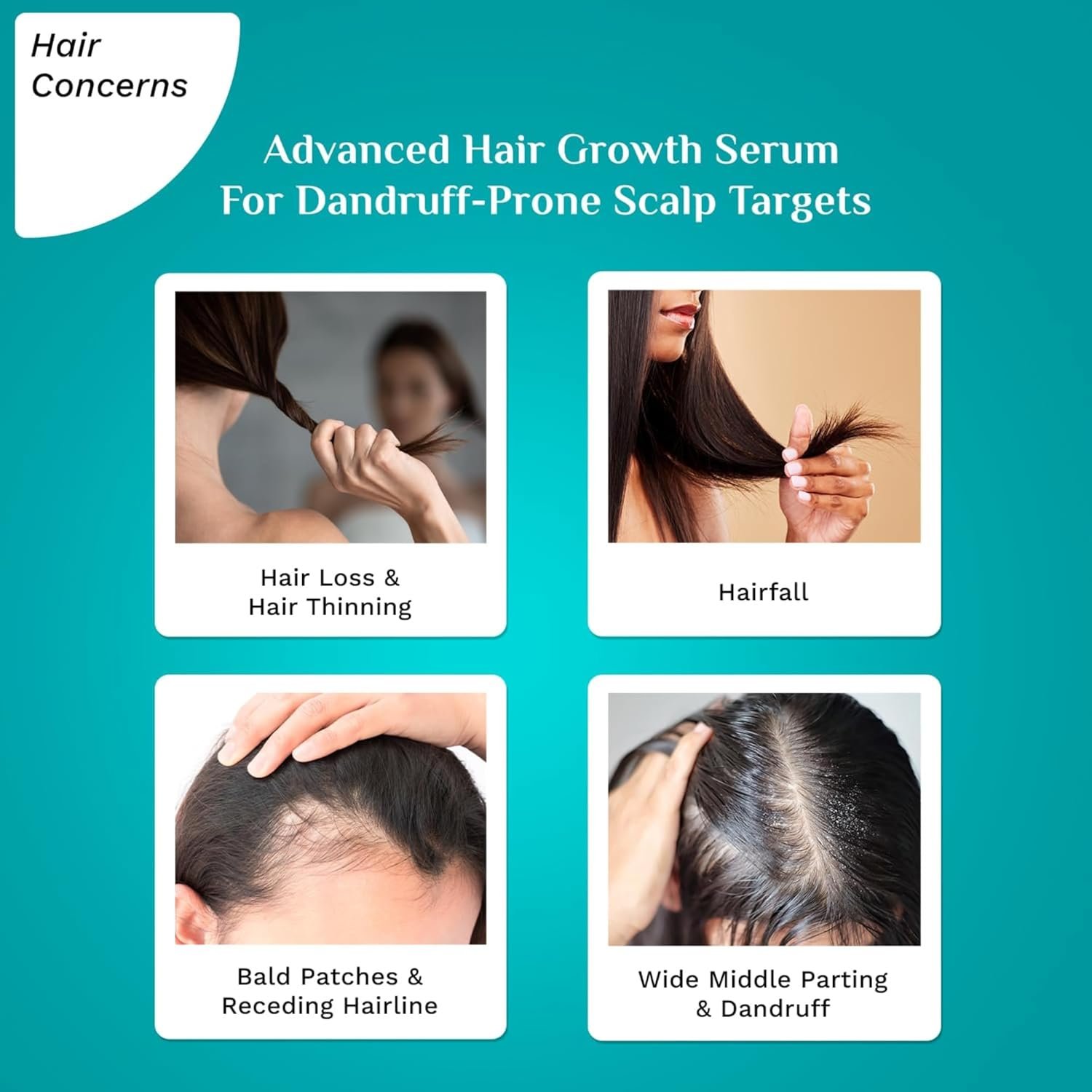 Pilgrim Advanced Hair Growth Serum for Dandruff Prone Scalp - 30ml - Image 2