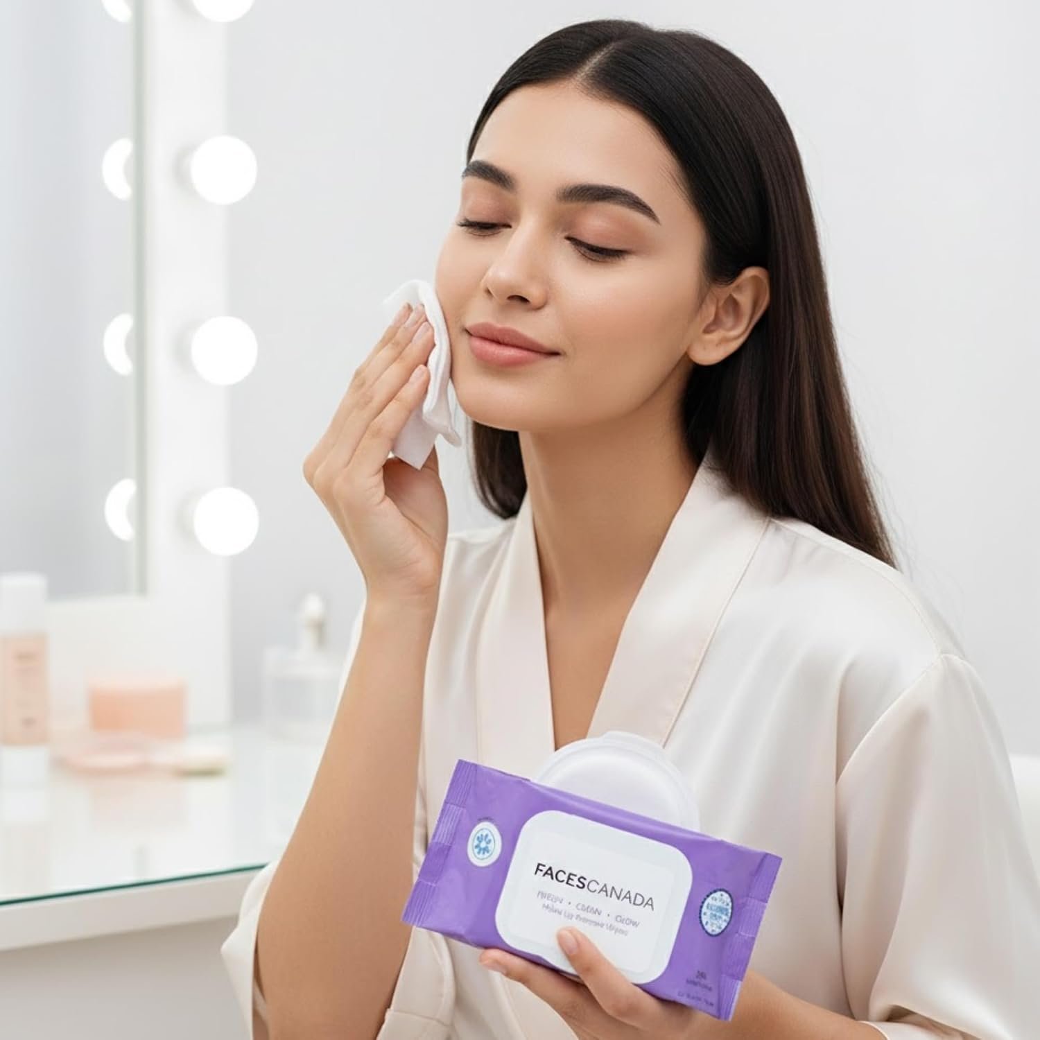 FACES Fresh Clean Glow Makeup Remover Wipes (30 Count)