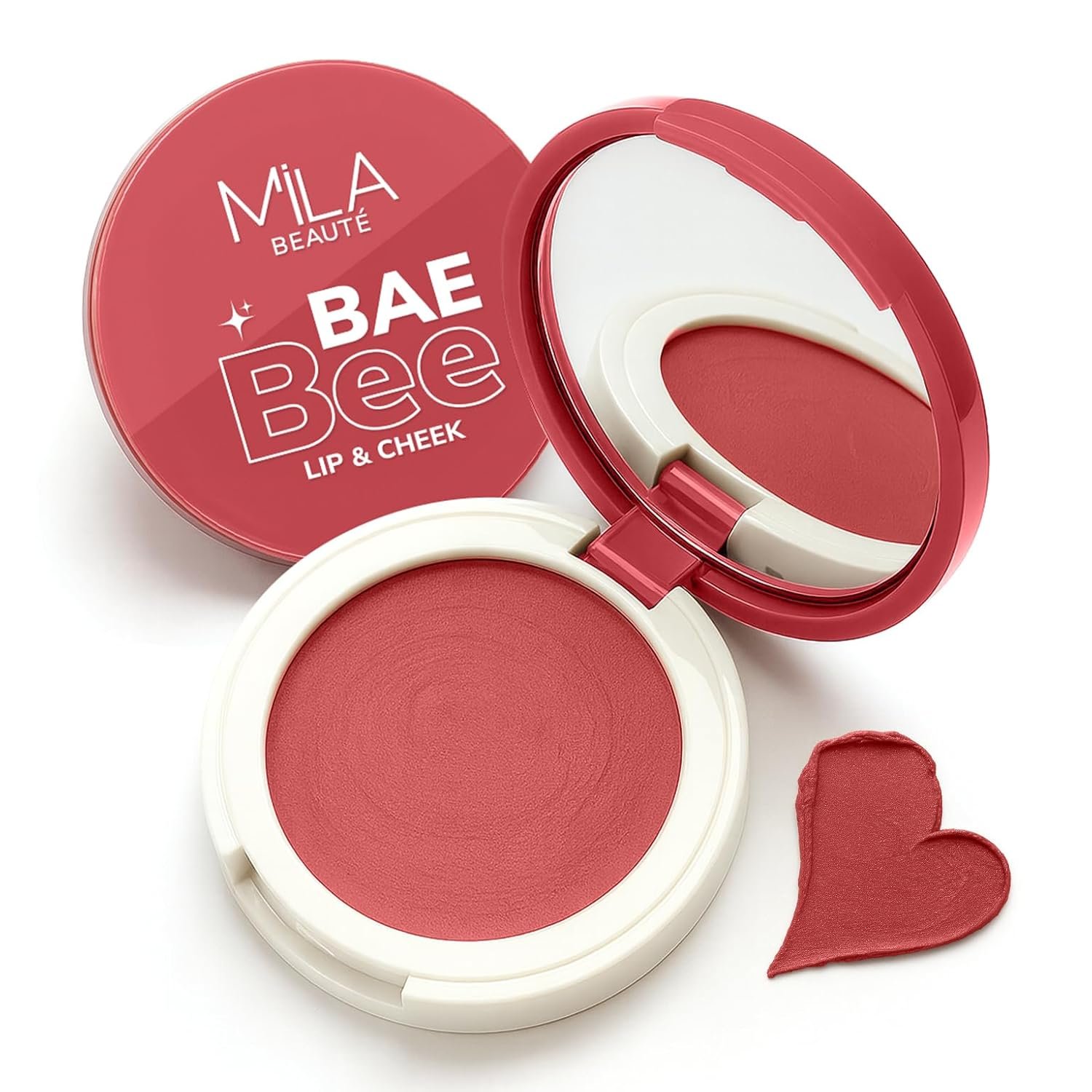 Mila Beaute BaeBee Lip & Cheek Tint I Creamy Formula, Matte Finish I Long Lasting I With Jojoba Oil (02 Orchid Pink)