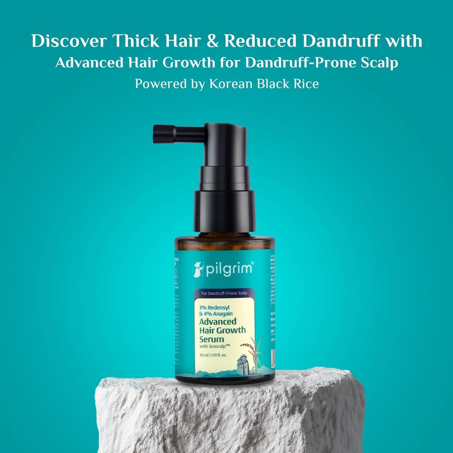 Pilgrim Advanced Hair Growth Serum for Dandruff Prone Scalp – 30ml