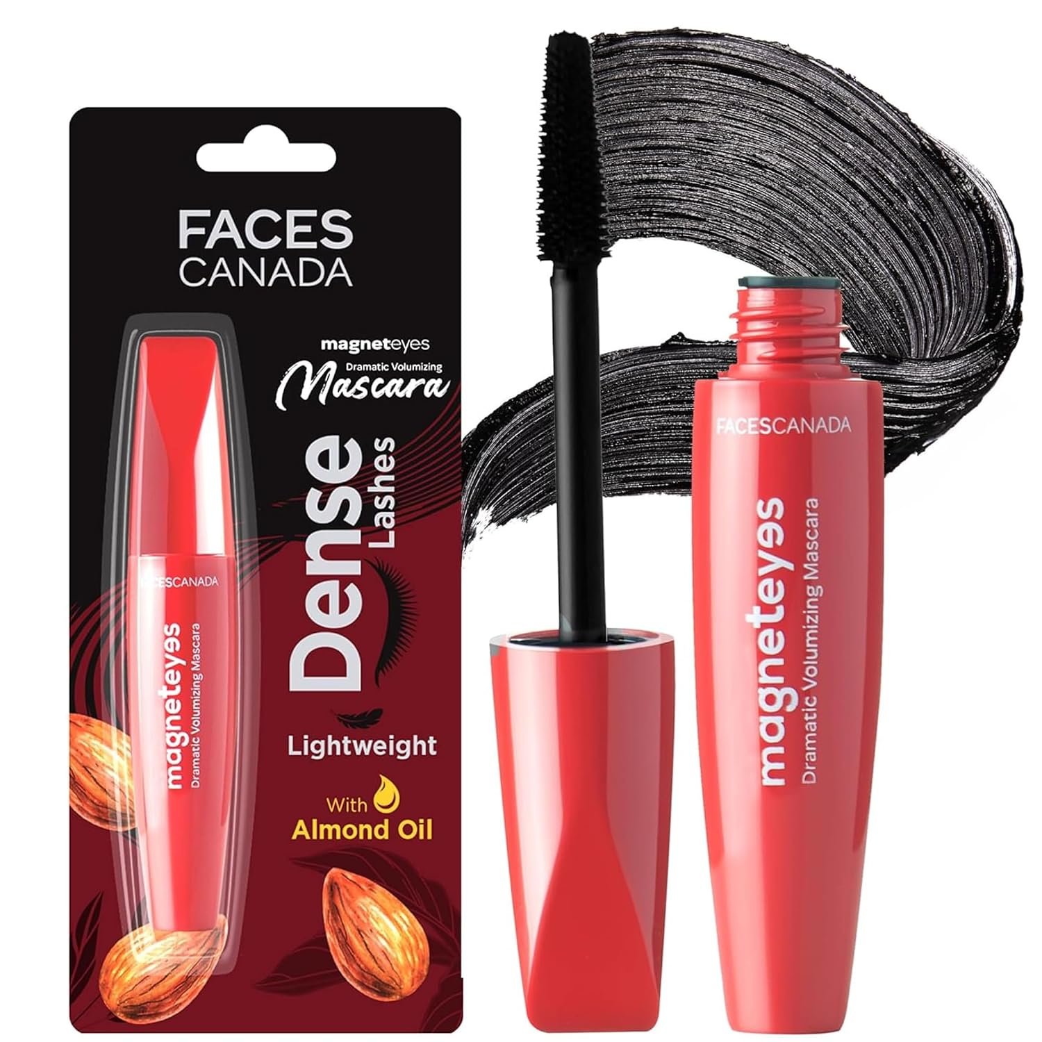 Faces Canada Magneteyes Dramatic Volumizing Mascara Black 9.5 ml (Black)