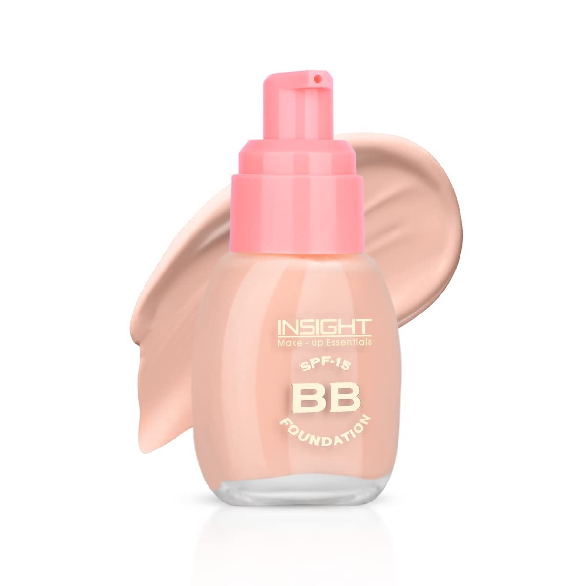 INSIGHT BB Foundation | Medium Coverage|2-in-1 Formula|Hydrating & Long-Lasting | Lightweight Finish for Everyday Use – Rosy Glow – 30ml